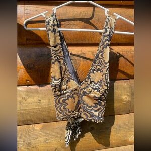 Vintage Floral Crop Top